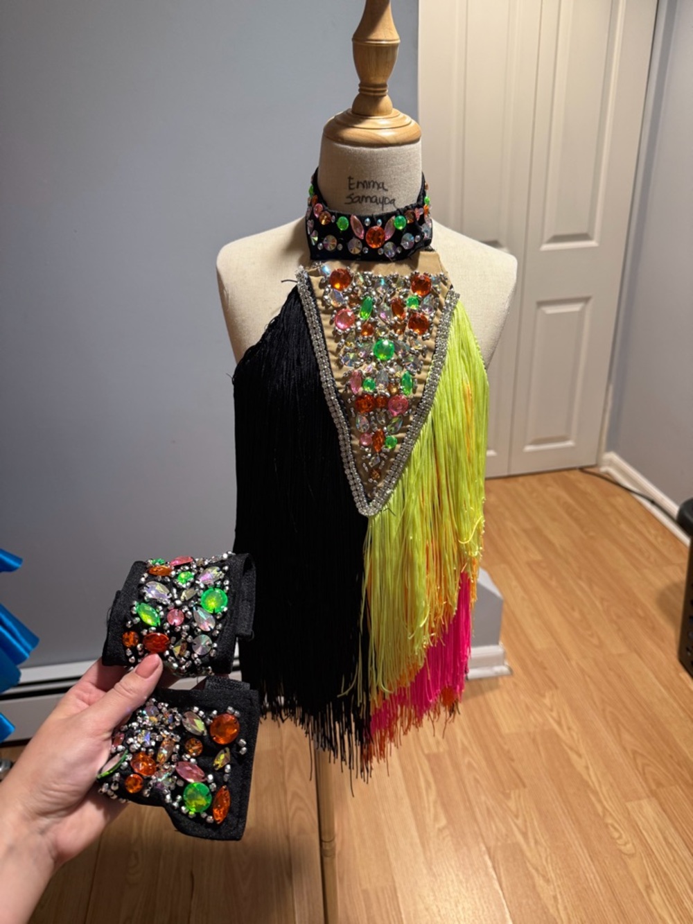 Ballroom Custom Costume— fits CM or CL (8-10)